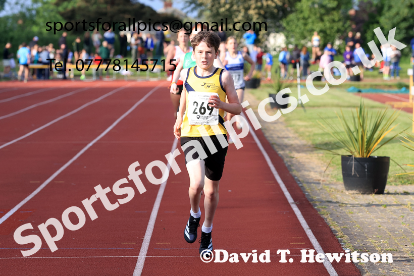 Jimmy Hedley 800 metres, 2026 NEGP 2, Monkton Stadium, Wednesday, May 27th. Photo: David T. Hewitson/Sports for All Pics